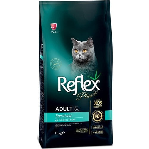 Reflex Plus Tavuklu Kısırlaştırılmış Yetişkin Kedi Maması 15 KG | SRC: Barcode: 8698995003629